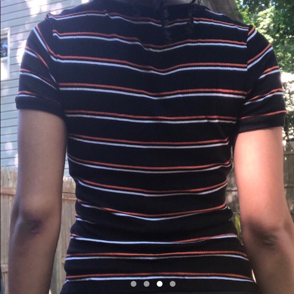 Orange and white striped top - Picture 4 of 4